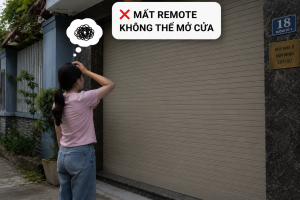 Mất remote cửa cuốn và cách xử lý an toàn tại Lâm Đồng